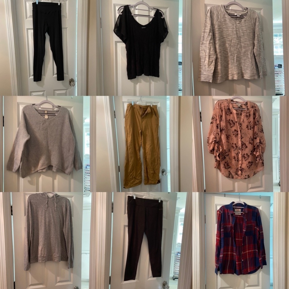 🧡 Women’s size large clothing bundle